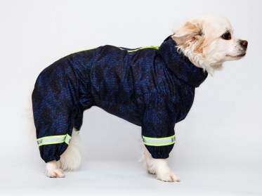 Suņu lietusmētelis ar atstarotāju , L