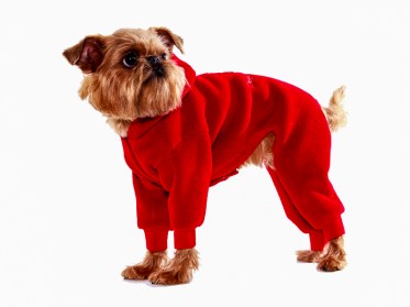 Suņu plīša kombinezons