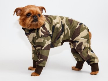 Suņu flaneļa kombinezons, М