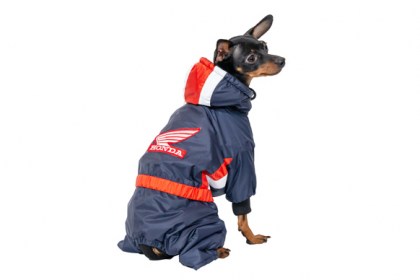 Siltināts suņu ziemas kombinezons ar kapuci,S