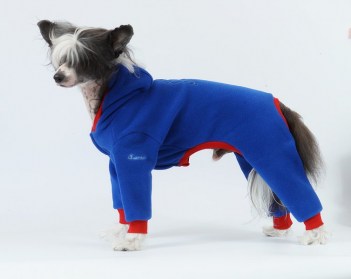 Suņu plīša kombinezons