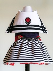 Ekskluzīva jūras  kleita-krūšu siksnīņa suņitīm,S